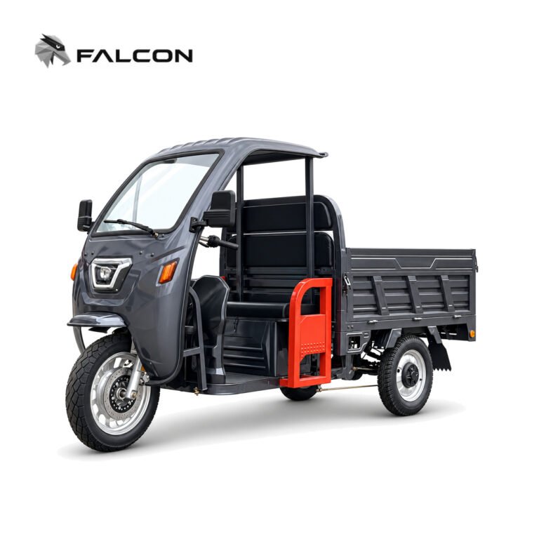 Грузовой электротрицикл FALCON ZH-QD006 — запчасти для электротрициклов подбирают по комплектации